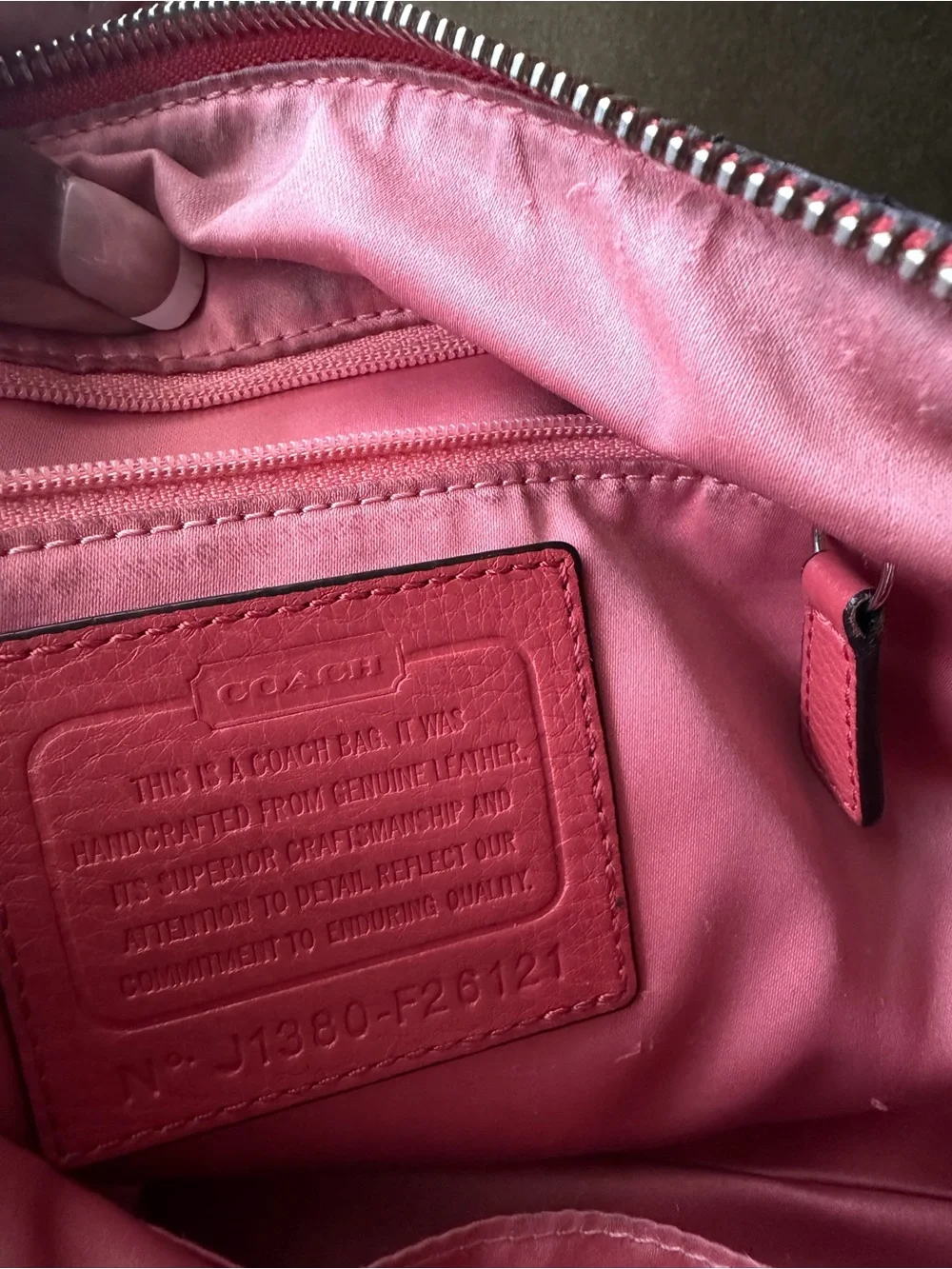 Coach shoulder satchel